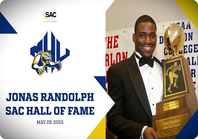 2011 Harlon Hill Winner Jonas Randolph Earns SAC Hall of Fame Honor