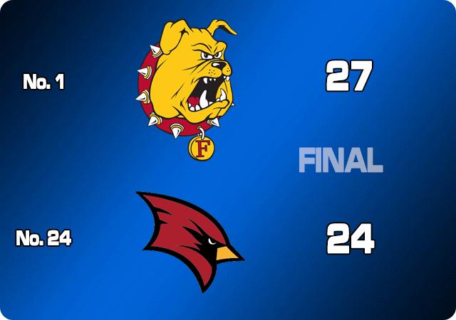 No. 1 Bulldogs Hold off No. 24 Saginaw Valley