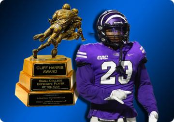 Ouachita's Josiah Johnson Wins Cliff Harris Award