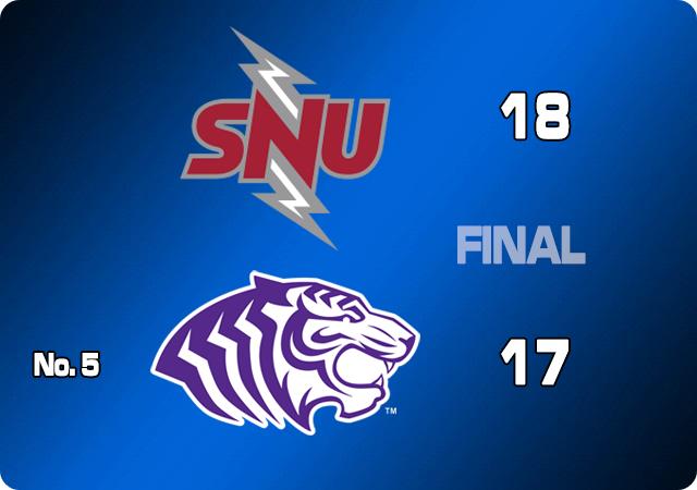 UPSET! Southern Nazarene takes down No. 5 Ouachita Baptist